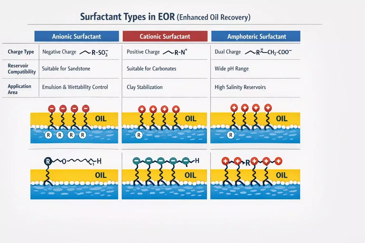 Surfactant Systems in EOR
